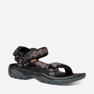 Teva Terra Fi 5 Universal Men's Black Sandals CA86527 Canada Online